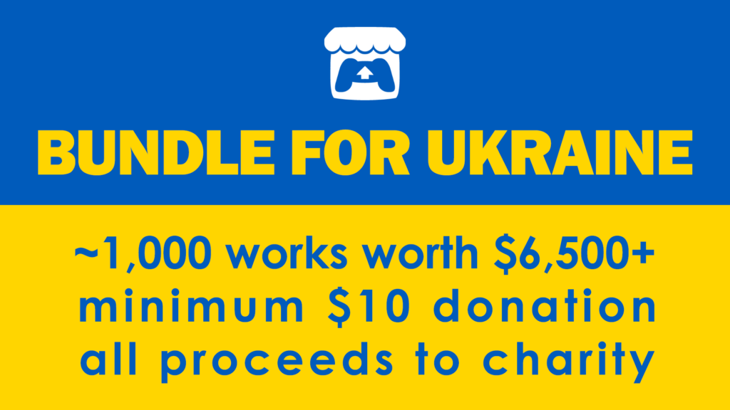 Bundle pour l’Ukraine ~ 1.000 jeux pour minimum 10$ dont 300 jeux de rôle