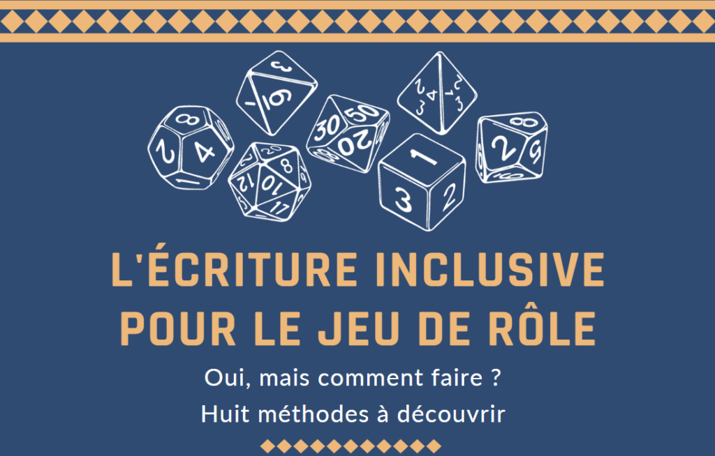 Ecriture inclusive en JdR
