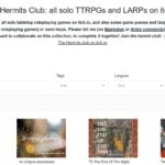 Rechercher des JDR solos sur itch.io